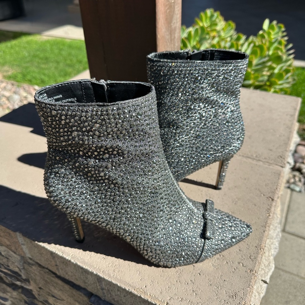 INC Ignacia Rhinestone Booties - Picture 5 of 11